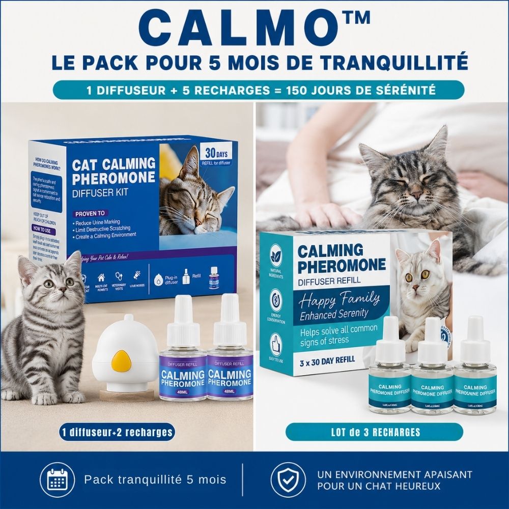 calmo 1 diffuseur et 3 recharges