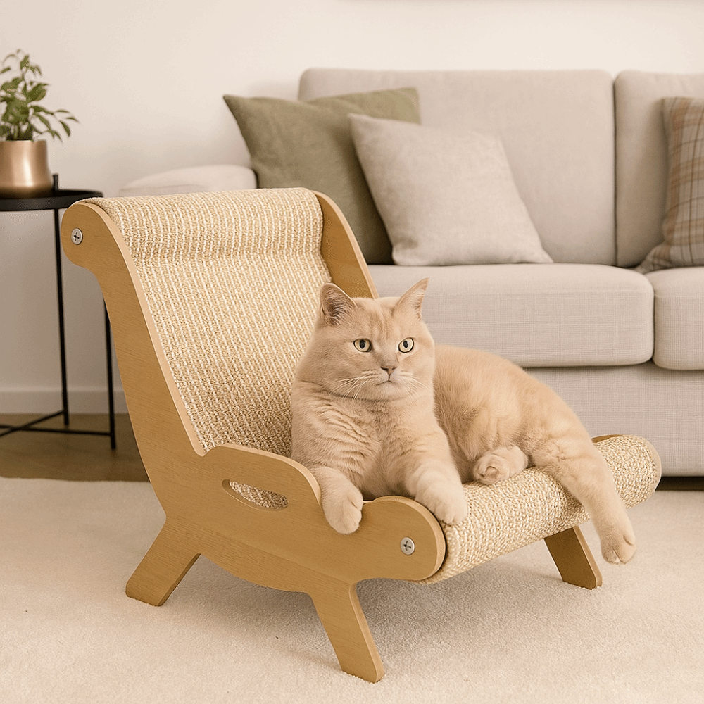 fauteuil en sisal naturel GRIFF'ZEN™ pour chat