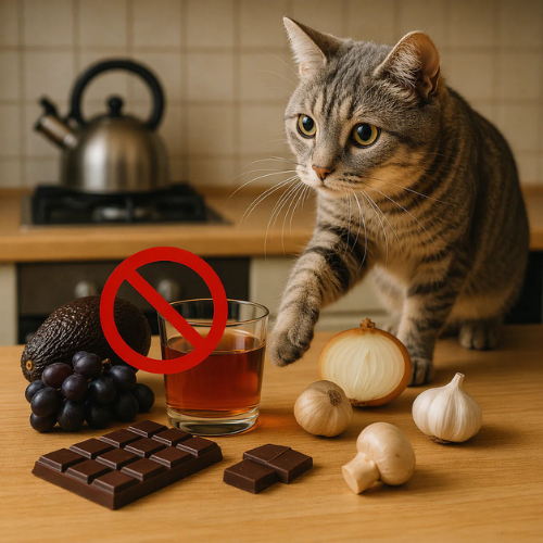 les aliments interdits pour chats