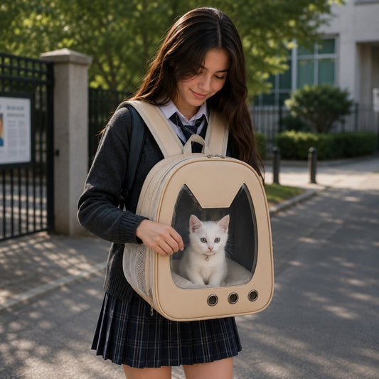 CAPSULO™ — Sac à dos bulle pour chat en extérieur
