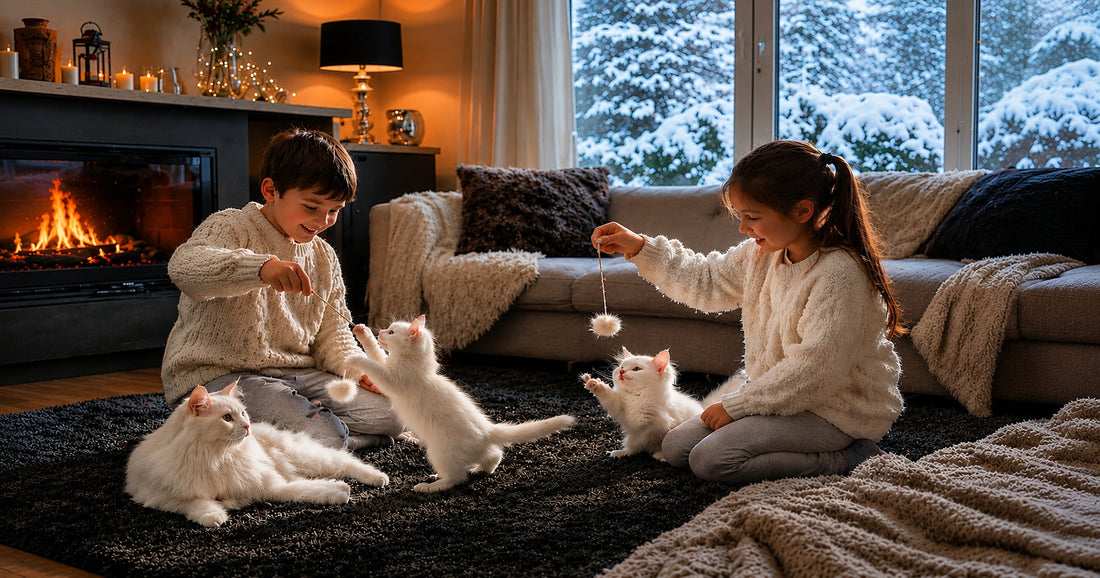 Les jeux, le point essentiel des chats et chatons.