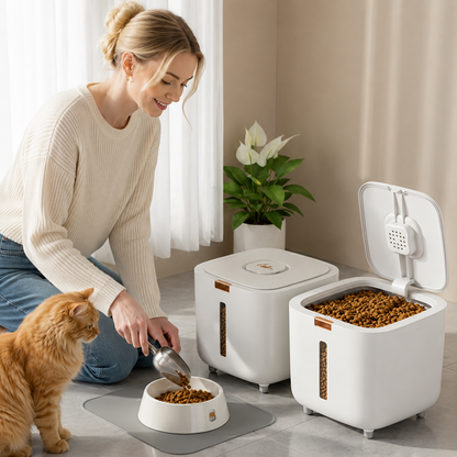 Boite à Croquettes Hermétique pour Chat