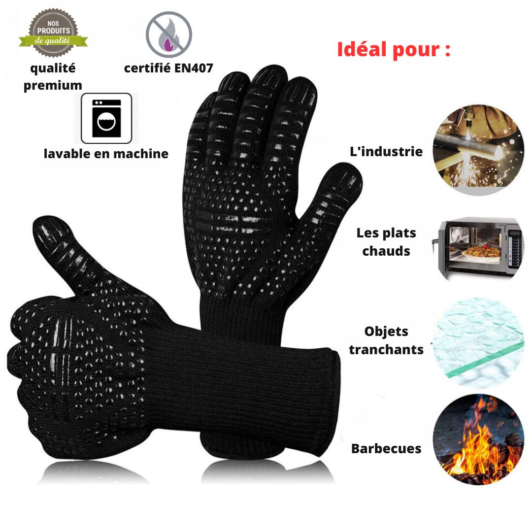 GANTS POUR BARBECUE ET CUISINE 🔥VOLCANO🔥