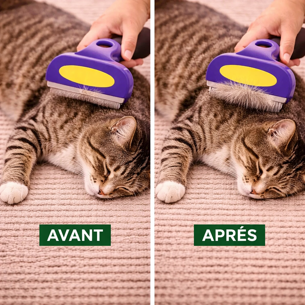 avantages du brossage du chat