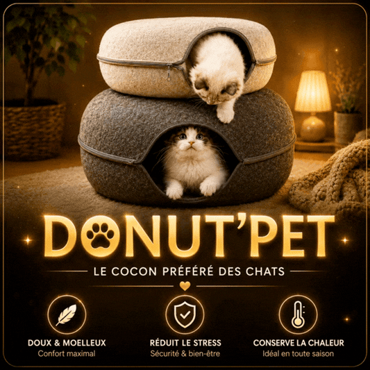 DONUT'S PET le cocon idéal pour votre félin