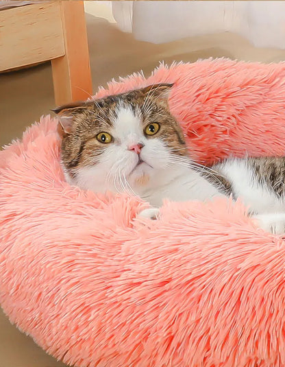 TopConfort – Panier rond apaisant ultra doux pour chat