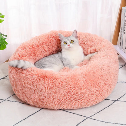 TopConfort – Panier rond apaisant ultra doux pour chat