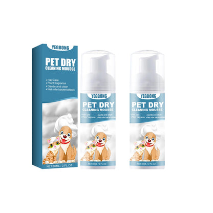Shampooing Sec pour Chats LAVSANZO Sans Rinçage pour Peaux Sensibles.
