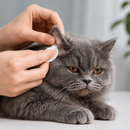 Lingettes Nettoyantes pour Yeux et Oreilles pour Chat CLEAN-PET.