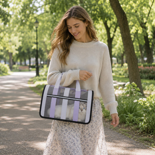 AIRGO™ — Femme promenade sac transport chat parc