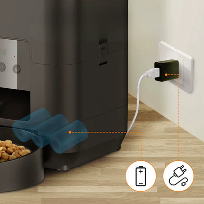  Application mobile du distributeur de croquettes WiFi pour chat