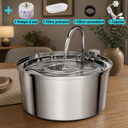 Contenu du pack découverte AQUA-FLOW — pompe, filtre et capteur