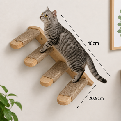 échelle pour arbre à chat mural
