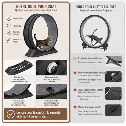 JOGGY-CAT™ — Roue d'Exercice pour Chat