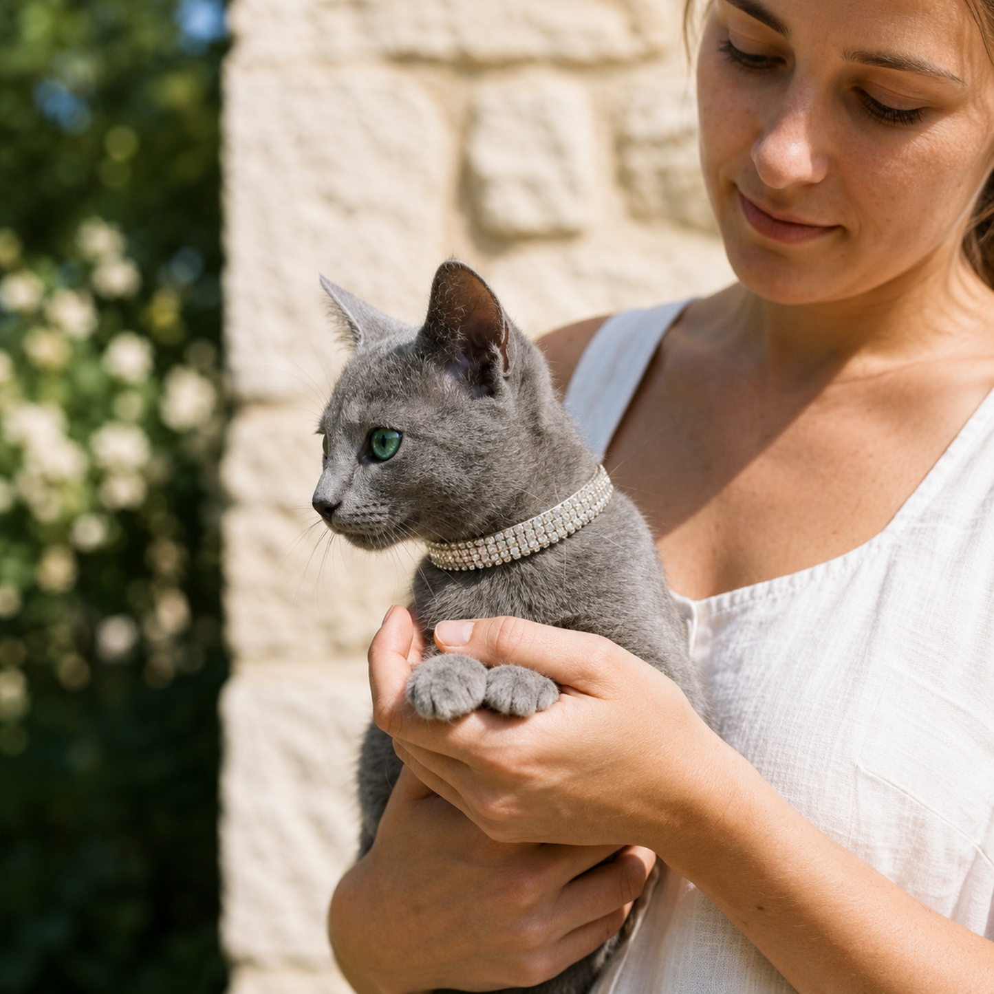 collier très  fantaisiste pour chat