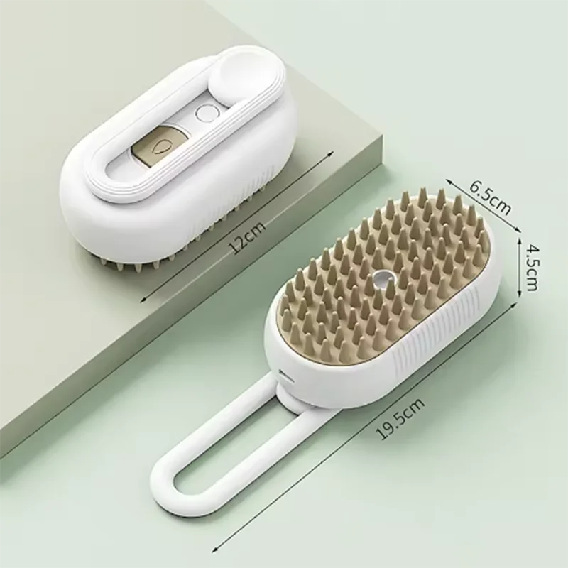RUSH-NETT™ brosse vapeur vue latérale coloris beige