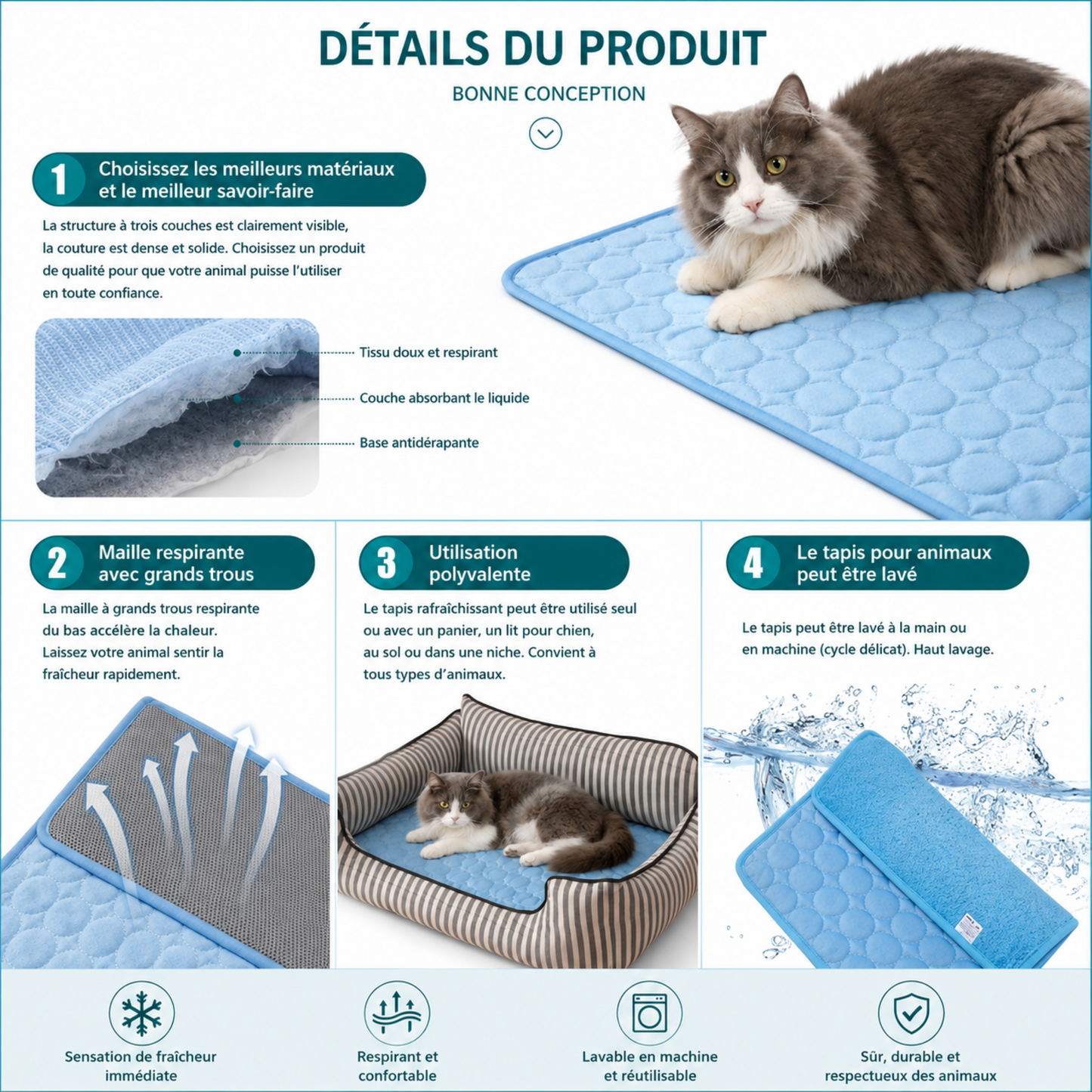 caractéristiques du apis rafraichissant pour chats