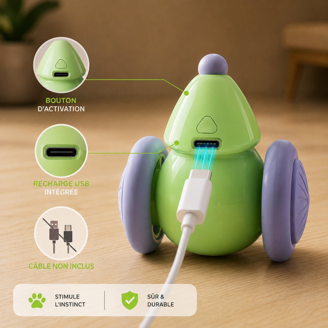 souris électrique rechargeable