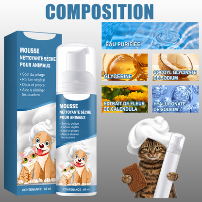 composition du flacon de lavage des animaux