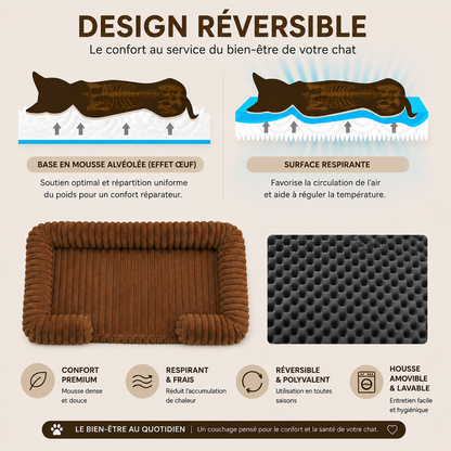 COSY-HIVER™ – Nid Douillet pour Chat & Petit Chien