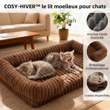 COSY-HIVER™ – Nid Douillet pour Chat & Petit Chien