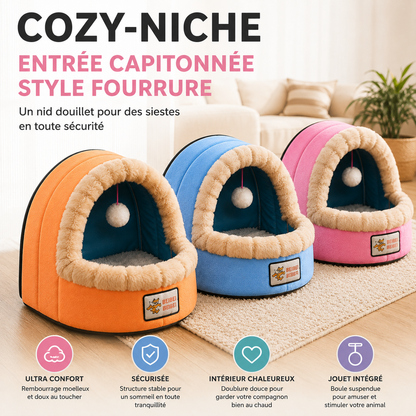 cozy-niche entrée capitonnée