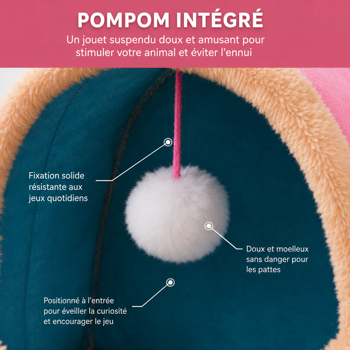 cozy-niche pompom entrée