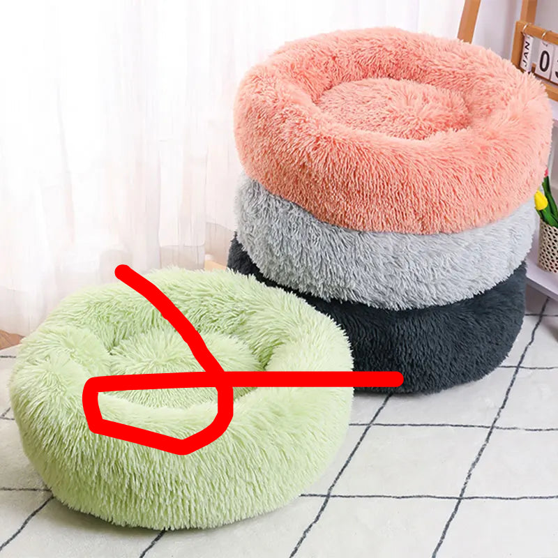 les trois couleurs de coussins 