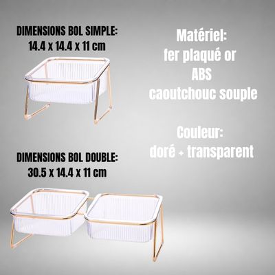 dimensions des bols