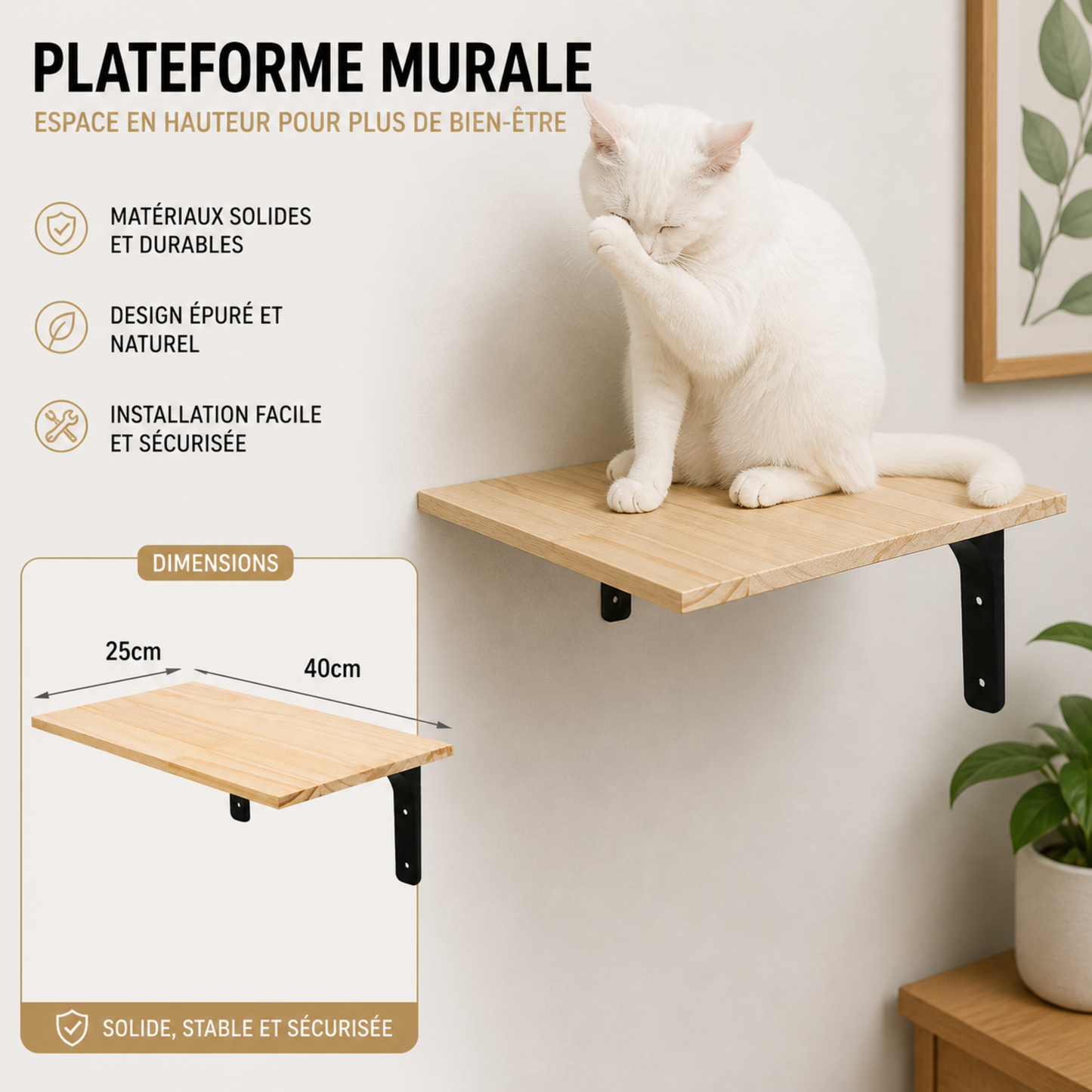 arbre à chat mural