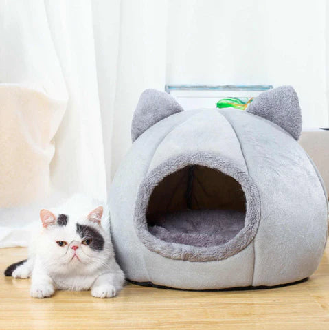 Il ronronne, il se blottit, il disparaît dedans. C'est ça, COMFY-HOUSE™.