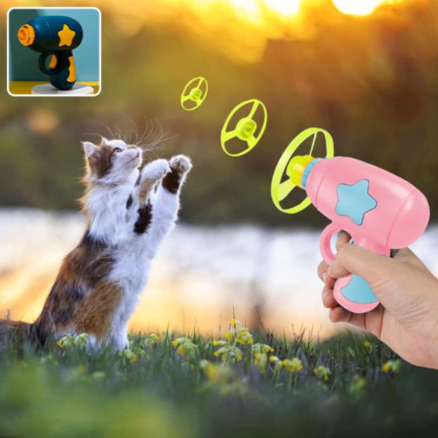 Lanceur de Disques Volants pour Chat-AEROPAW™