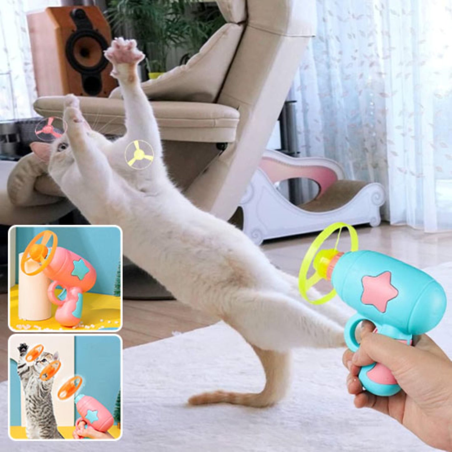 Lanceur de Disques Volants pour Chat-AEROPAW™