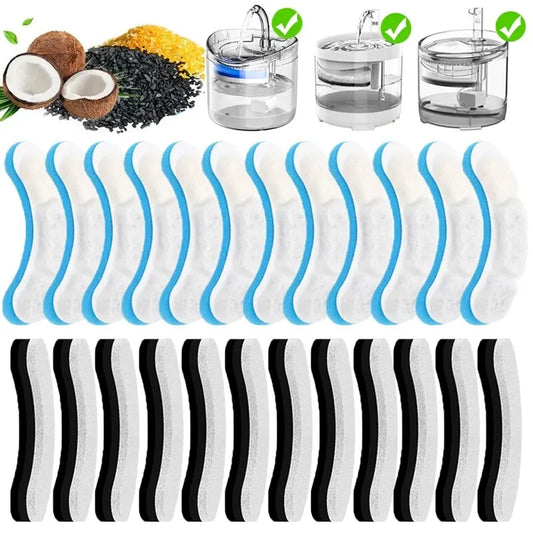 lots de 12 filtre pour fontaine