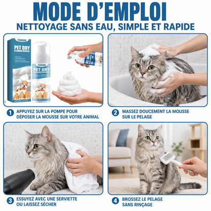 mode d'emploi de la mousse lavante