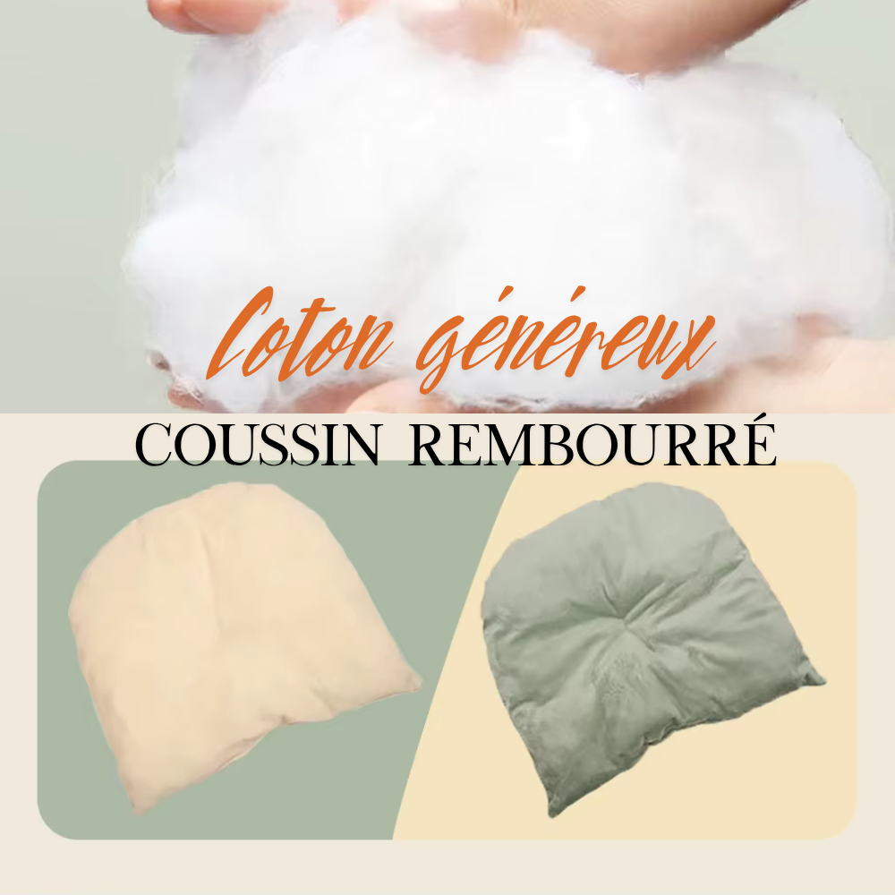 rembourrage genereux de coton pour coussin