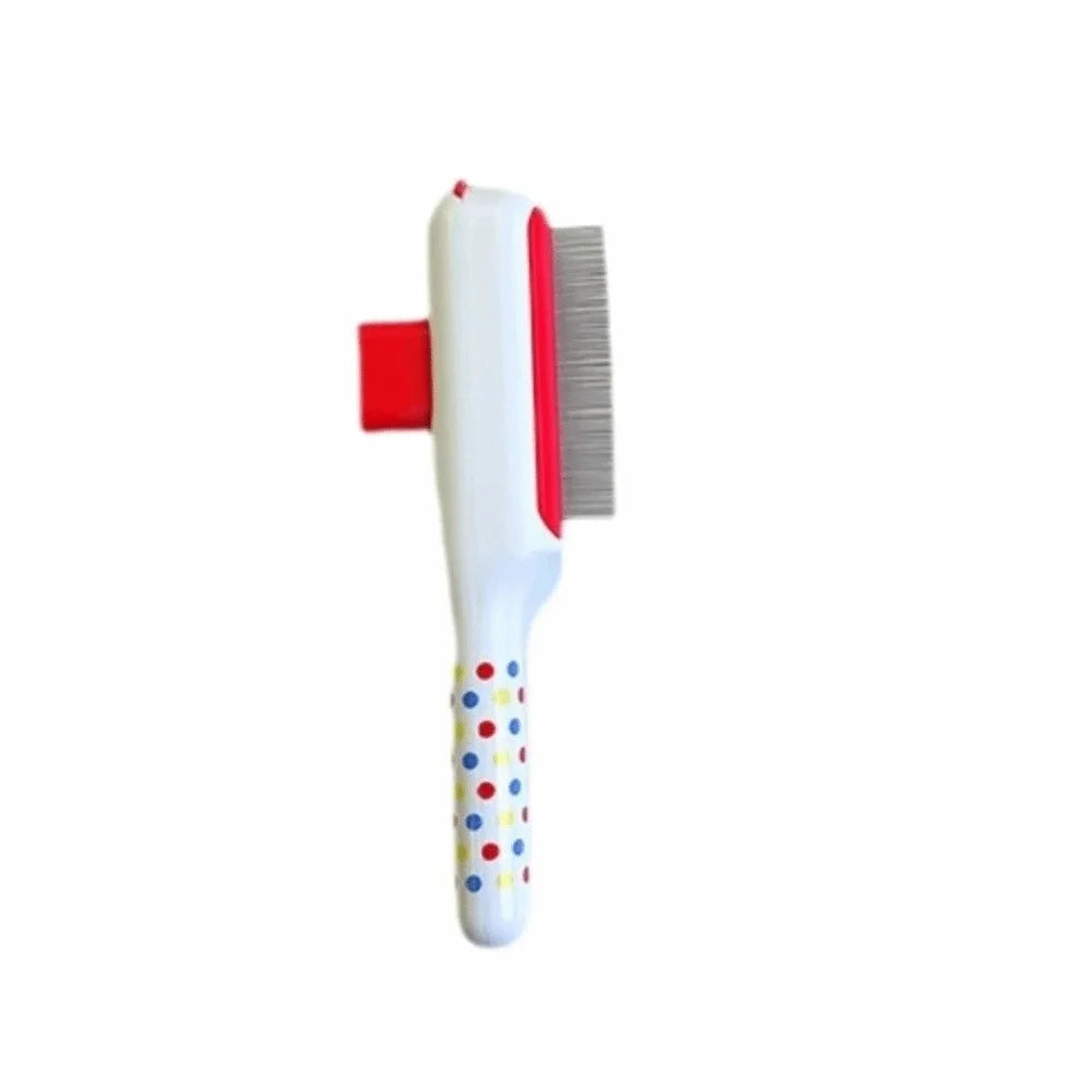 peigne anti-puce rouge