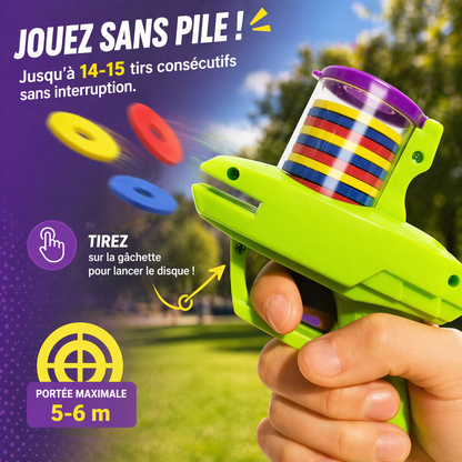 pistolet jouet vert sans pile