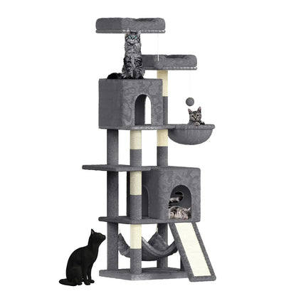 présentation arbre à chat xxl gris foncé