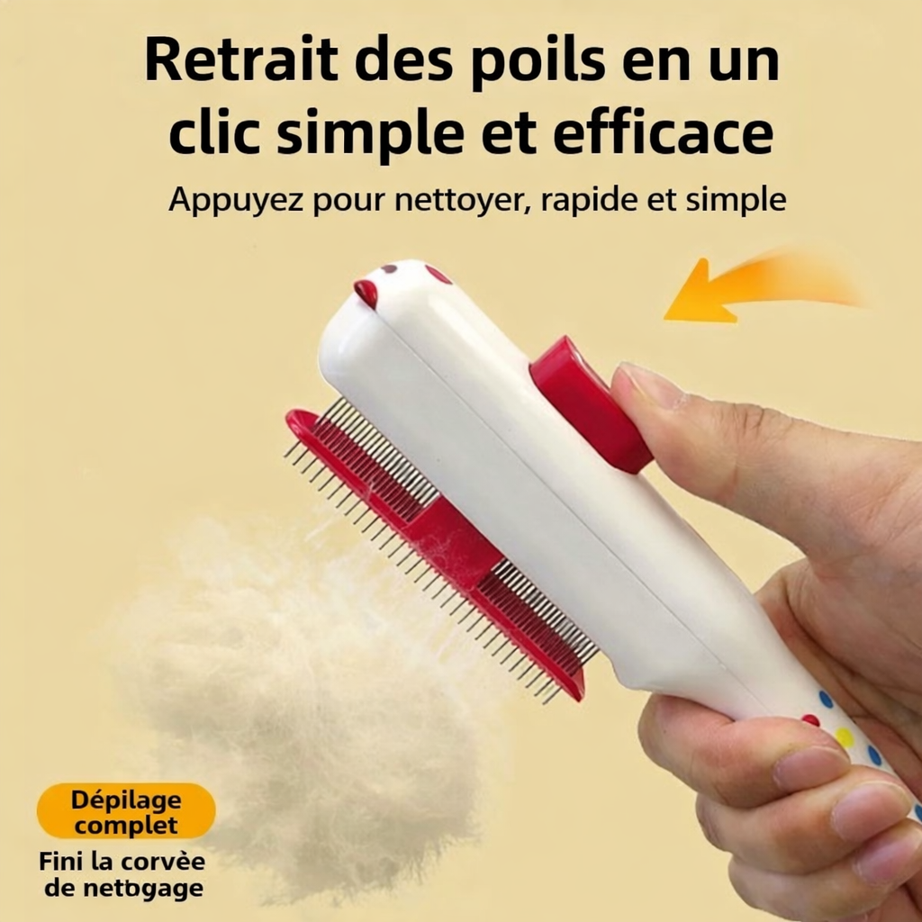 facilité de retirer les poils