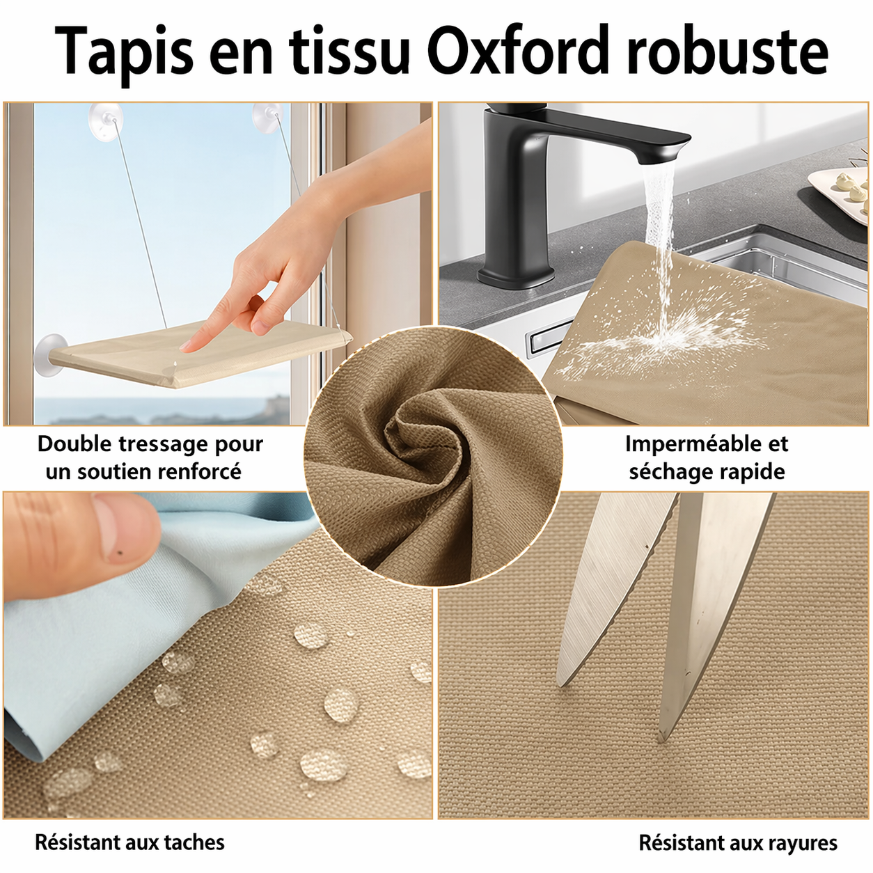 caractéristiques du tissu oxford