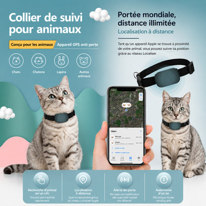 TRACKO™ — Collier suivi portée mondiale distance illimitée