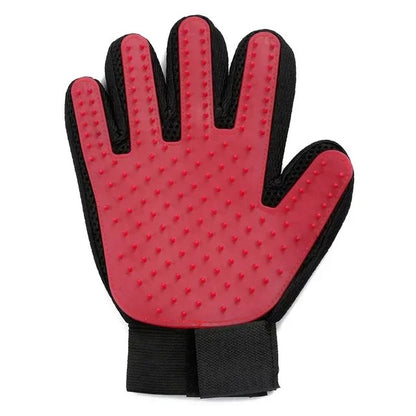 Gant de toilettage pour chat en silicone – Anti poils et massant.