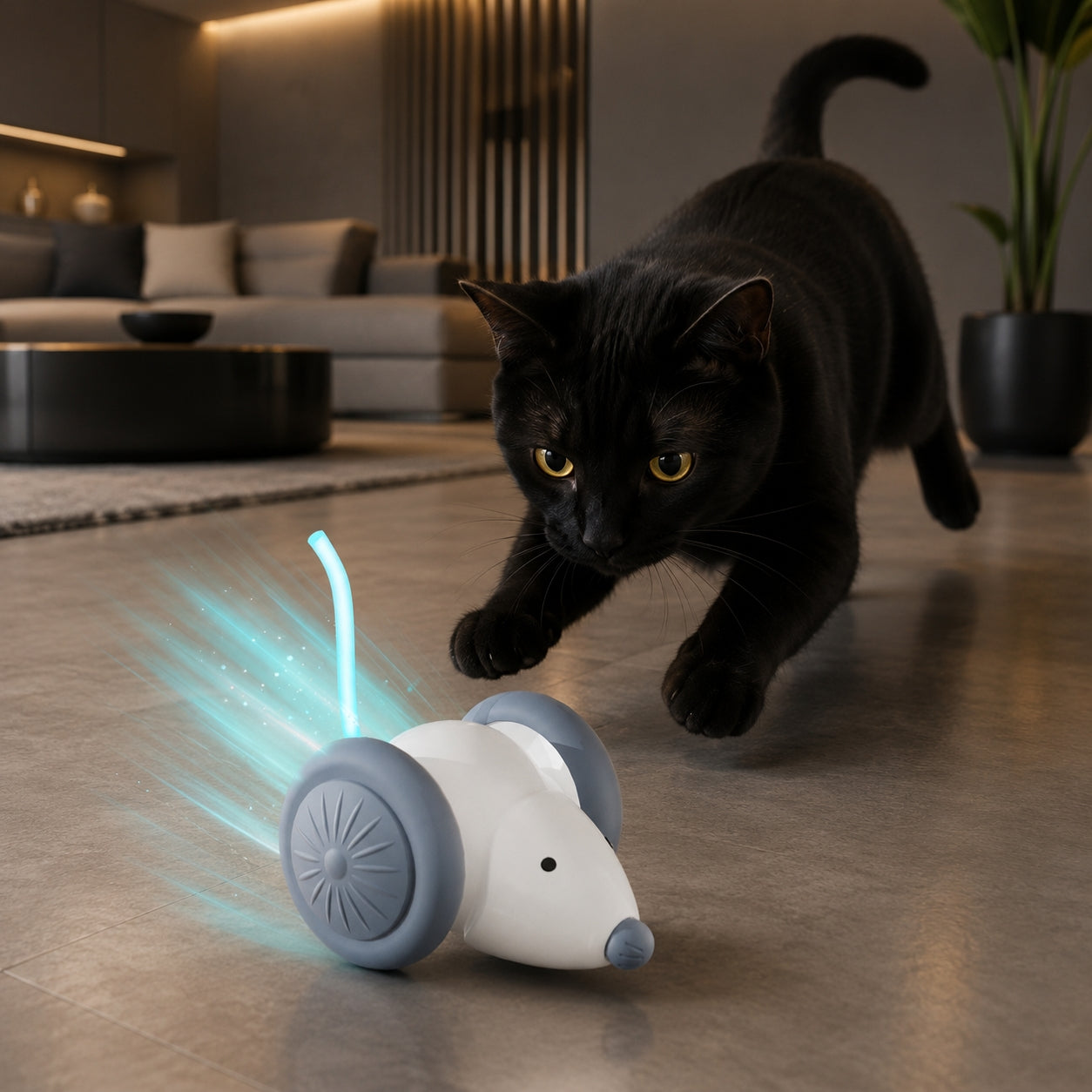 souris interactif pour chat