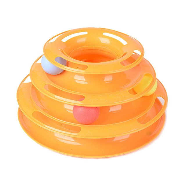 jeu ou jouet orange pour chaton et chat