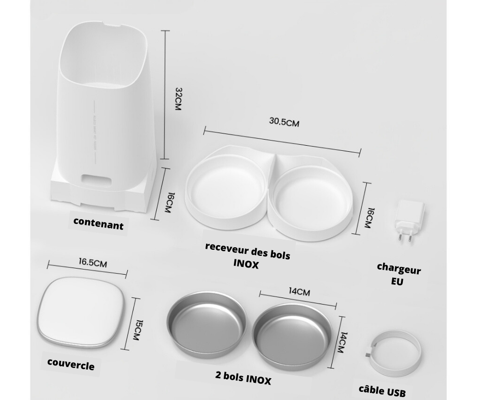 Distributeur de croquettes intelligent DISTRI-SMART