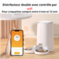 Distributeur de croquettes intelligent DISTRI-SMART