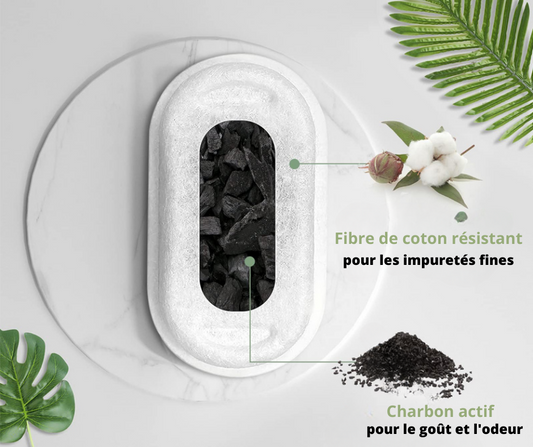 LOT POUR REMPLACEMENT FILTRE DE FONTAINE A EAU INTELLIGENTe