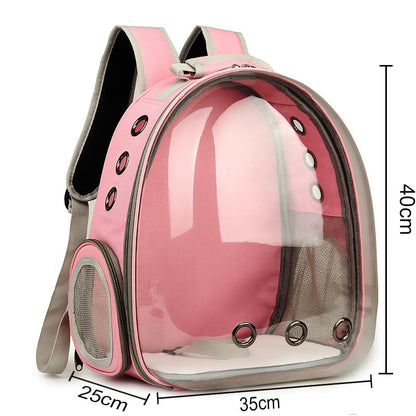 CAT-BAG : cartable rose pour minou